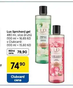 Tesco Lux sprchový gel nabídka