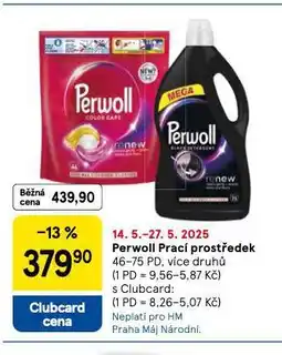 Tesco Perwoll speciální gel na praní nabídka