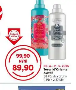Tesco Tesori d´orinete aviváž nabídka
