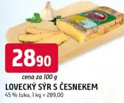 Trefa Lovecký sýr s česnekem nabídka