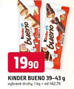 Trefa KINDER Bueno nabídka