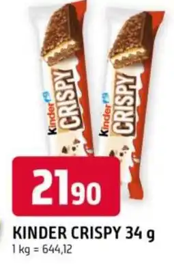 Trefa KINDER Crispy nabídka