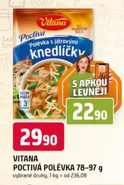 Trefa VITANA Poctivá polévka nabídka