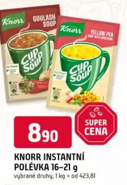 Trefa KNORR Instantní polévka nabídka
