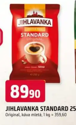 Trefa JIHLAVANKA Standard nabídka