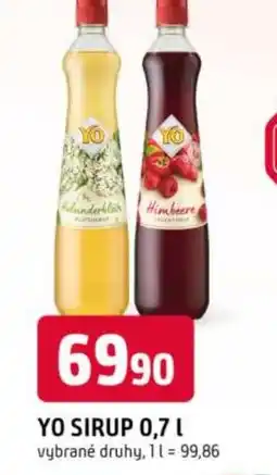 Trefa YO Sirup nabídka