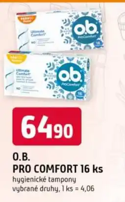 Trefa O.B. Pro comfort nabídka