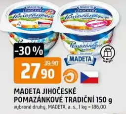Trefa MADETA Jihočeské pomazánkové tradiční nabídka