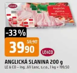 Trefa Anglická slanina nabídka