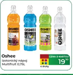Tamda Foods OSHEE izotonický nápoj nabídka