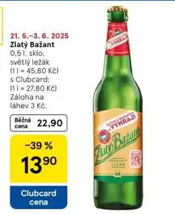 Tesco Zlatý Bažant nabídka