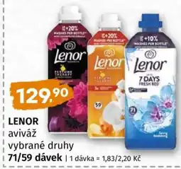 Terno LENOR aviváž vybrané druhy nabídka