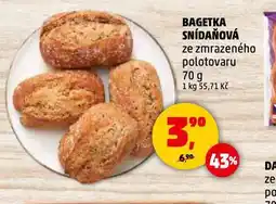 Penny Market Bageta snídaňová nabídka