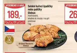 Globus Selské kuřecí špalíčky nebo paličky nabídka