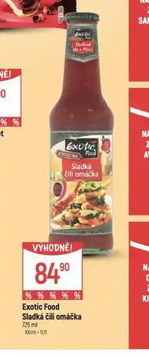 Globus Exotic food sladká chilli omáčka nabídka
