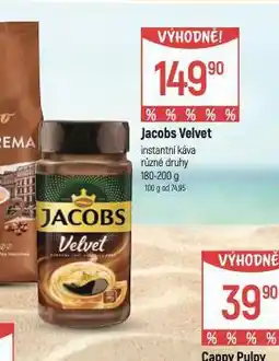 Globus Jacobs velvet instantní káva nabídka
