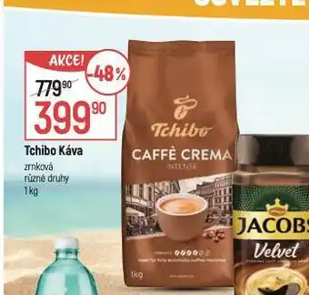 Globus Tchibo káva zrnková nabídka