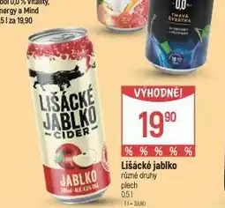 Globus Lišácké jablko cider nabídka
