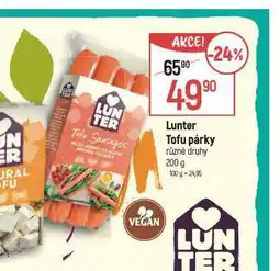 Globus Luntero tofu párky nabídka