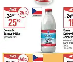 Globus Bohemilk čerstvé mléko 3,5% nabídka