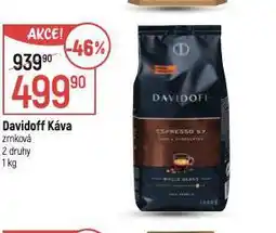 Globus Davidoff káva zrnková nabídka