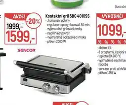 Globus Kontaktní gril sencor nabídka
