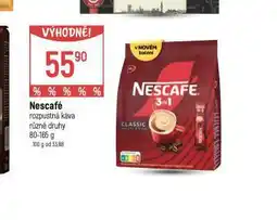 Globus Nescafé rozpustná káva nabídka