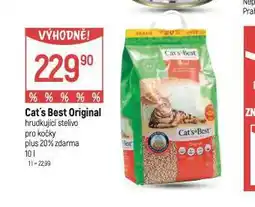 Globus Cat´s best original hrudkující stelivo pro kočky nabídka