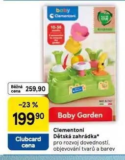 Tesco Clementoni dětská zahrádka nabídka