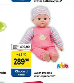 Tesco Sweet dreams mluvicí panenka nabídka