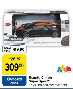 Tesco Bugatti chiron super sport 1:24 na dálkové ovládání nabídka