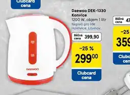 Tesco Daewoo konvice nabídka