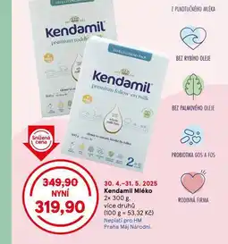 Tesco Kendamil mléko nabídka