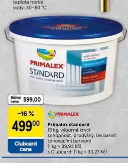 Tesco Primalex standard nabídka