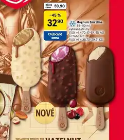Tesco Magnum zmrzlina nabídka