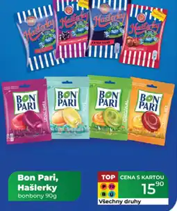 BON PAR, Hašlerky bonbóny