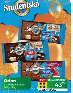 Tamda Foods ORION Studentská pečeť nabídka