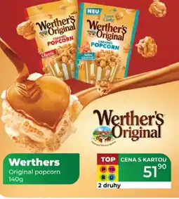 Tamda Foods Werthers Original popcorn nabídka
