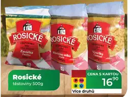 Tamda Foods Rosické těstoviny nabídka