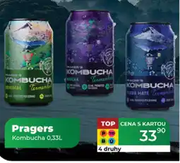 Tamda Foods Pragers Kombucha nabídka