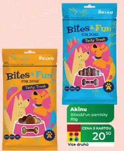Tamda Foods Akinu Bites&Fun pamlsky nabídka