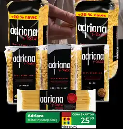 Tamda Foods Adriana těstoviny nabídka