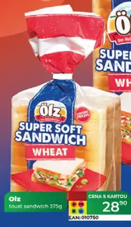 Tamda Foods Olz toust sandwich nabídka