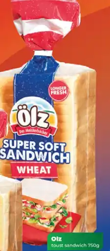 Tamda Foods Olz toust sandwich nabídka