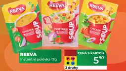 Tamda Foods REEVA Instantní polévka nabídka