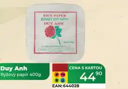 Tamda Foods Duy Anh Rýžový papír nabídka