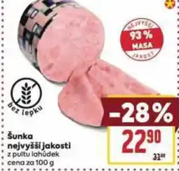 Billa Šunka nejvyšší jakosti nabídka