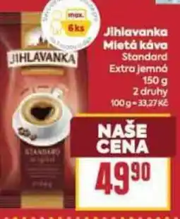 Billa JIHLAVANKA Mletá káva nabídka