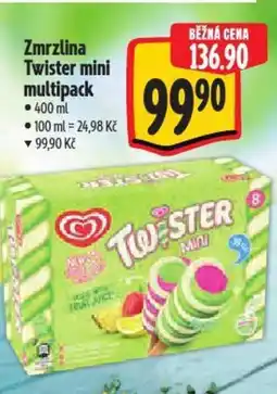 Albert Zmrzlina Twister mini multipack nabídka