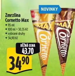 Albert Zmrzlina Cornetto Max nabídka